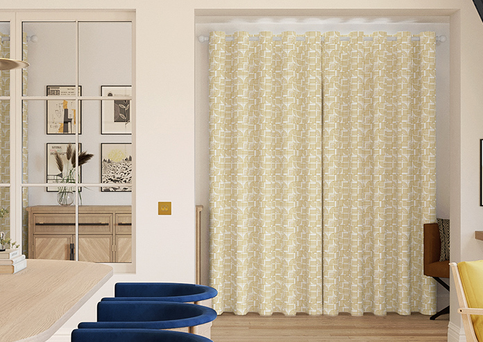 Maze, Yellow - Made to Measure Curtains - Image 7